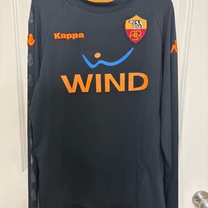 Kappa AS Roma 2007/08 Longsleeve Training Soccer Jersey Size xL